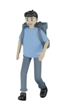 3d Man doing Activity png