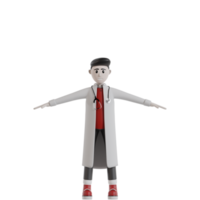 3d Isolated Doctor with snelli png