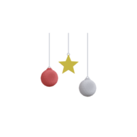 3d isolierte dinge über weihnachten png