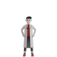 3d Isolated Doctor with snelli png