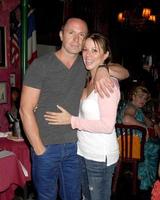 LOS ANGELES, AUG 1 - William deVry, Nancy Lee Grahn at the William deVry Fan Club Event at the California Canteen on August 1, 2014 in Los Angeles, CA photo