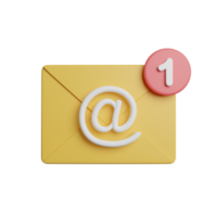 e-mail inbox notificatie png