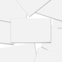 un diseño estacionario de maqueta de marcador de posición de tarjeta de regalo de crédito comercial realista con efectos de sombra. tarjeta abstracta con maquetas de tarjetas de visita negras sobre fondo blanco. foto
