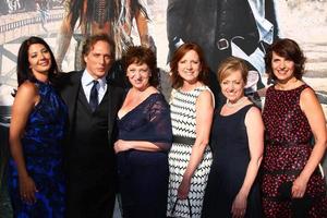 LOS ANGELES, JUN 22 - William Fichtner, wife, Sisters arrives at the World Premiere of The Lone Ranger at the Disney s California Adventure on June 22, 2013 in Anaheim, CA photo