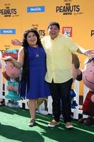 LOS ANGELES, NOV 1 - Rani Rodriguez, Rico Rodriguez at the The Peanuts Movie Los Angeles Premiere at the Village Theater on November 1, 2015 in Westwood, CA photo