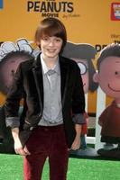 LOS ANGELES, NOV 1 - Noah Schnapp at the The Peanuts Movie Los Angeles Premiere at the Village Theater on November 1, 2015 in Westwood, CA photo