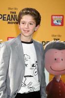 LOS ANGELES, NOV 1 - A J Tecce at the The Peanuts Movie Los Angeles Premiere at the Village Theater on November 1, 2015 in Westwood, CA photo