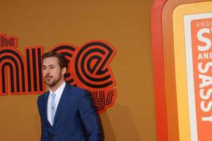 LOS ANGELES, MAY 10 - Ryan Gosling at the The Nice Guys Premiere at the TCL Chinese Theater IMAX on May 10, 2016 in Los Angeles, CA photo