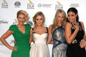 AVALON, SEP 26 - Nicky Whelan, Cassi Thomson, Georgina Rawlings, Jordin Sparks at the Left Behind Screening at the Catalina Film Festival at Casino on September 26, 2014 in Avalon, Catalina Island, CA photo
