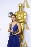 LOS ANGELES, FEB 28 - Brie Larson at the 88th Annual Academy Awards, Press Room at the Dolby Theater on February 28, 2016 in Los Angeles, CA photo