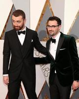 LOS ANGELES, FEB 28 - Sam Smith, Jimmy Napes at the 88th Annual Academy Awards, Arrivals at the Dolby Theater on February 28, 2016 in Los Angeles, CA photo