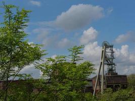 antigua mina de carbón en el ruhr alemán aerea foto