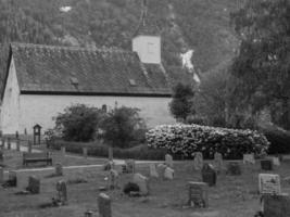 tiempo de primavera en eidfjord noruega foto