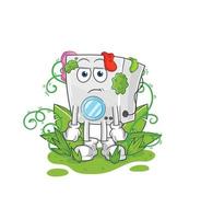 washing machine cartoon mascot vector