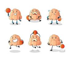 nose cartoon character vector