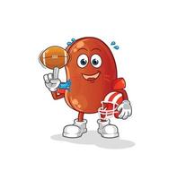 kidney cute vector