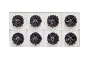 compressor unit of air conditioner isolated on white background ,include clipping path photo