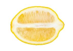 limón aislado sobre fondo blanco foto