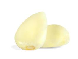 garlic isolated on white background ,include clipping path