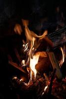 Burning Fireplace Fire photo