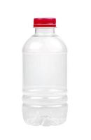 Water bottle isolated on white background ,include clipping path photo