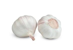 garlic isolated on white background ,include clipping path photo