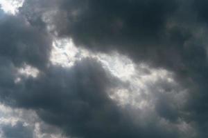 Textured cloud ,Abstract white ,isolated on black background photo
