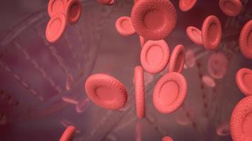 The blood cell for sci or education concept 3d rendering photo