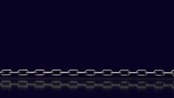 metal chain for business or abstract  background  concept 3d rendering photo