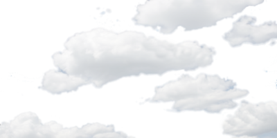 nuvole nel cielo su file png di sfondo trasparente