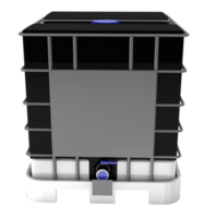 Intermediate Bulk Container Nahaufnahme, 3D-Rendering png