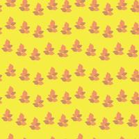 Bright yellow autumn pattern with leaves. For fabrics and factories. For notepads and notebooks. Vector. vector