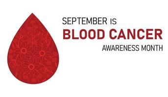 Blood Cancer awareness month vector