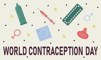 World Contraception Day vector