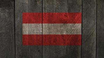 Austria flag. Austria flag on a wooden board photo