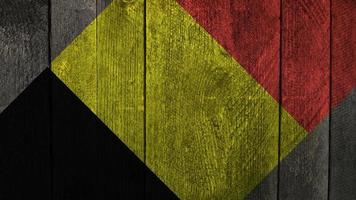 Belgium flag. Belgium flag on a wooden board photo