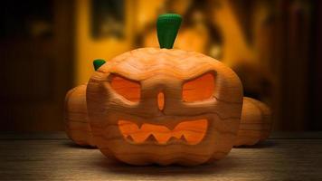 The pumpkin jack for halloween holiday concept 3d rendering. photo