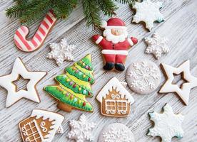 Christmas decoration with cookies photo