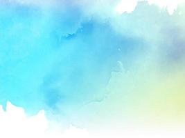 Abstract colorful watercolor texture background vector