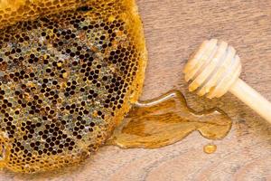 honeycomb with honey. photo