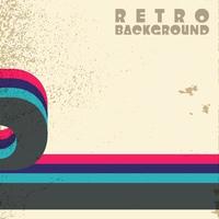 Retro grunge texture background with vintage striped design. Vector illustration.
