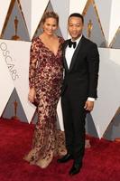 LOS ANGELES, FEB 28 - Chrissy Teigen, John Legend at the 88th Annual Academy Awards, Arrivals at the Dolby Theater on February 28, 2016 in Los Angeles, CA photo