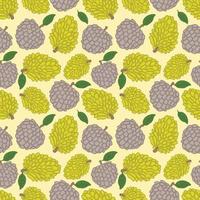 Seamless pattern with raspberry. Seamless pattern texture design. vector
