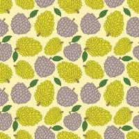 Seamless pattern with raspberry. Seamless pattern texture design. vector