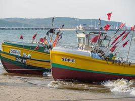 Sopot at the baltic sea in poland photo