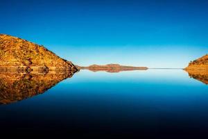 Reflections on Lake Argyle photo