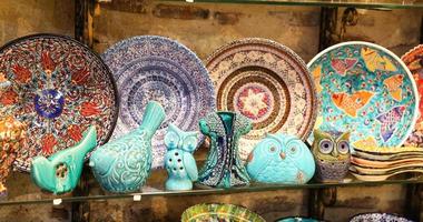 Turkish Ceramics in Grand Bazaar photo