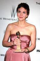 LOS ANGELES, JAN 11 - Maggie Gyllenhaal at the The Weinstein Company  Netflix Golden Globes After Party at a Beverly Hilton Adjacent on January 11, 2015 in Beverly Hills, CA photo