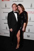 LOS ANGELES, JAN 11 - Bart Conner, Nadia Comaneci at the The Weinstein Company  Netflix Golden Globes After Party at a Beverly Hilton Adjacent on January 11, 2015 in Beverly Hills, CA photo