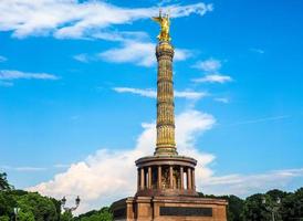 estatua del ángel hdr en berlín foto